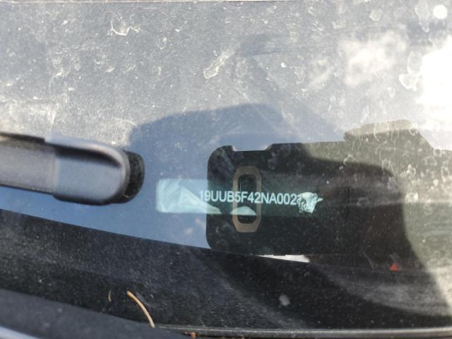 19UUB5F42NA002418 - 2022 ACURA TLX TECHNOLOGY ნაცრისფერი ფოტო 12