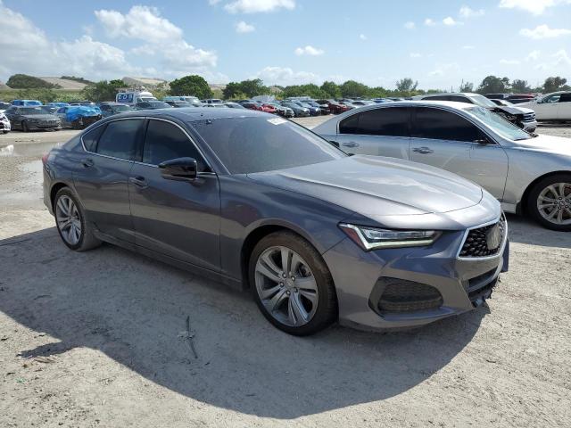 19UUB5F42NA002418 - 2022 ACURA TLX TECHNOLOGY ნაცრისფერი ფოტო 4