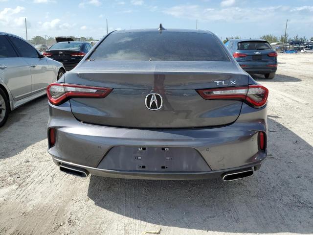 19UUB5F42NA002418 - 2022 ACURA TLX TECHNOLOGY ნაცრისფერი ფოტო 6