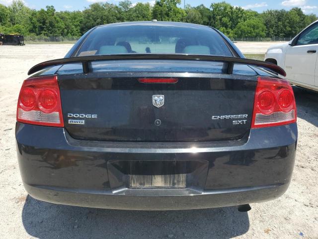 2B3CK3CVXAH125599 - 2010 DODGE CHARGER SXT BLACK photo 6