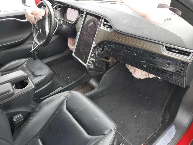 5YJSA1E26FF102970 - 2015 TESLA MODEL S წითელი ფოტო 8