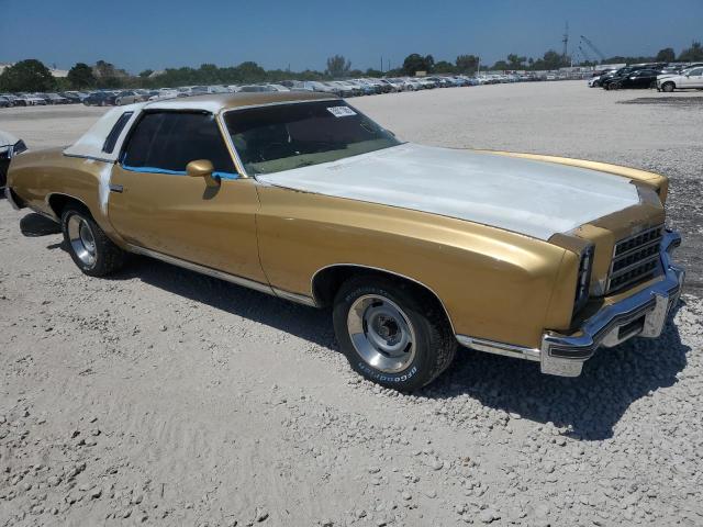 1H57V6D433346 - 1976 CHEVROLET MONTECARLO GOLD photo 4