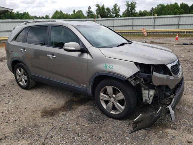 5XYKUDA65DG397521 - 2013 KIA SORENTO EX GRAY photo 4