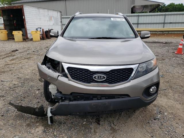 5XYKUDA65DG397521 - 2013 KIA SORENTO EX GRAY photo 5