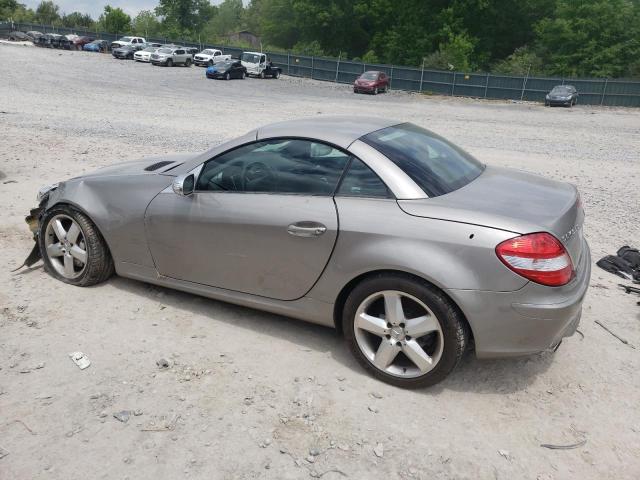 WDBWK56F95F025138 - 2005 MERCEDES-BENZ SLK 350 SILVER photo 2