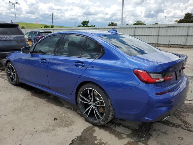 WBA5R7C54KAJ78337 - 2019 BMW 330XI BLUE photo 2