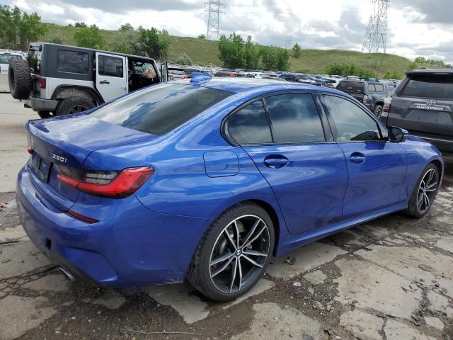 WBA5R7C54KAJ78337 - 2019 BMW 330XI BLUE photo 3