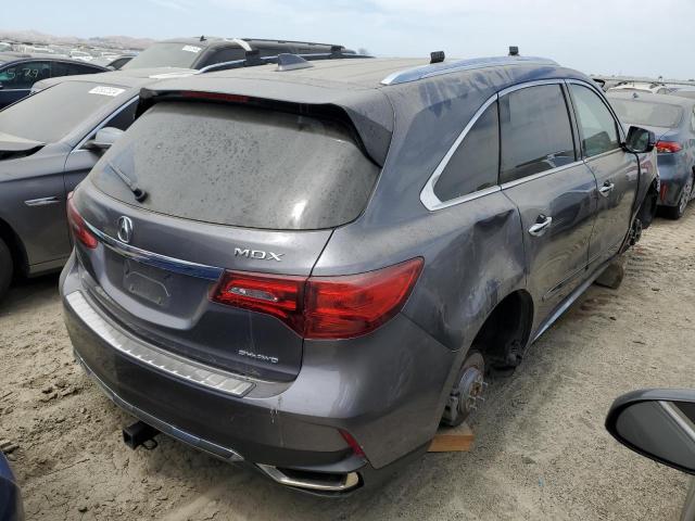 5J8YD4H70JL002767 - 2018 ACURA MDX TECHNOLOGY GRAY photo 3