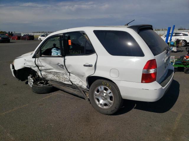 2HNYD18292H528731 - 2002 ACURA MDX WHITE photo 2