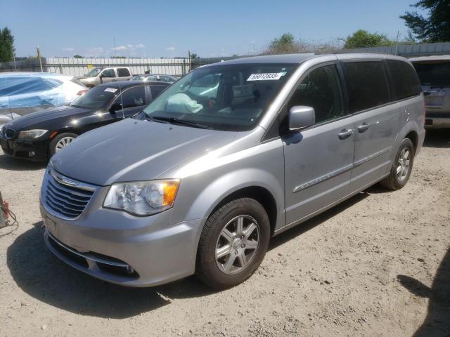 2C4RC1BG1DR657609 - 2013 CHRYSLER TOWN & COU TOURING ვერცხლისფერი ფოტო 1