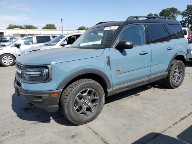 3FMCR9D96PRD08845 - 2023 FORD BRONCO SPO BADLANDS BLUE photo 1