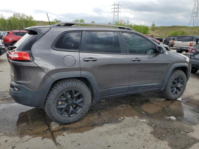 1C4PJMBX5JD522856 - 2018 JEEP CHEROKEE TRAILHAWK CHARCOAL photo 3