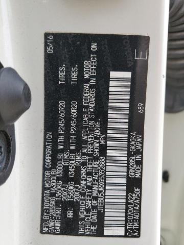 JTEBU5JRXG5352888 - 2016 TOYOTA 4RUNNER SR5/SR5 PREMIUM 白色 照片 13