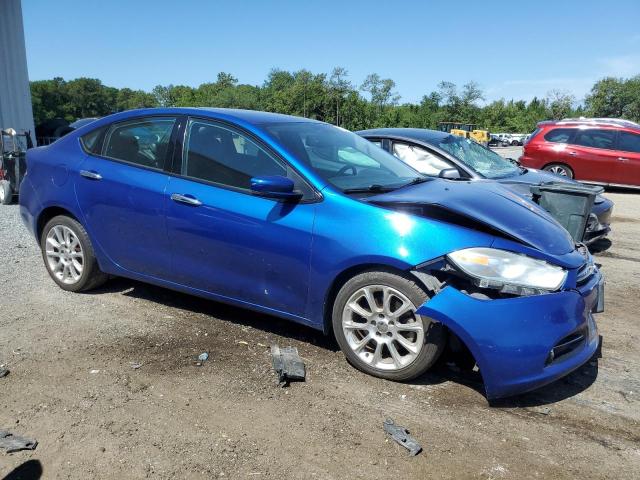 1C3CDFCBXED677059 - 2014 DODGE DART LIMITED BLUE photo 4