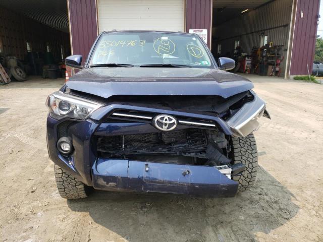 JTEMU5JR9M5884945 - 2021 TOYOTA 4RUNNER SR5/SR5 PREMIUM 蓝色 照片 5