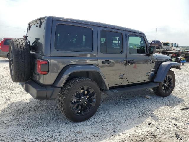 1C4JJXP62NW190957 - 2022 JEEP WRANGLER U SAHARA 4XE GRAY photo 3