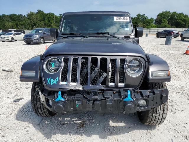 1C4JJXP62NW190957 - 2022 JEEP WRANGLER U SAHARA 4XE GRAY photo 5