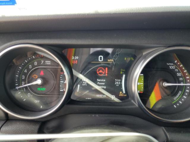 1C4JJXP62NW190957 - 2022 JEEP WRANGLER U SAHARA 4XE GRAY photo 9