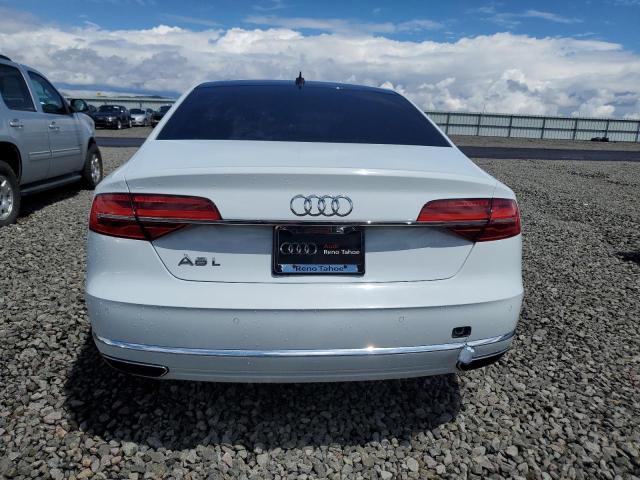 WAU3GAFD6FN001350 - 2015 AUDI A8 L QUATTRO WHITE photo 6