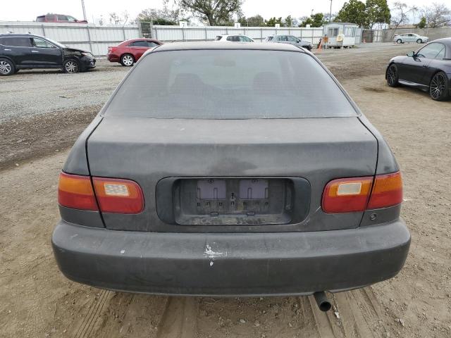 JHMEG8553SS016932 - 1995 HONDA CIVIC LX GRAY photo 6