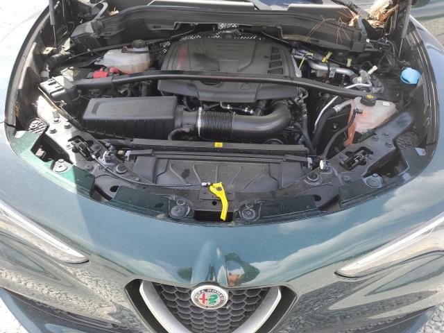 ZASPAKBN4K7C69619 - 2019 ALFA ROMEO STELVIO TI GREEN photo 11