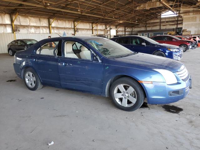 3FAHP07Z49R175860 - 2009 FORD FUSION SE BLUE photo 4