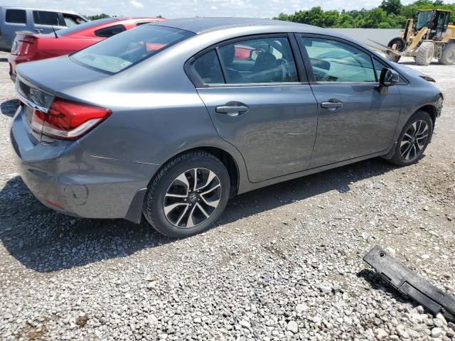 19XFB2F98DE004185 - 2013 HONDA CIVIC EXL GRAY photo 3