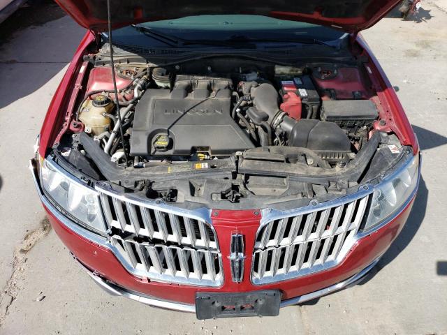 3LNHL2GC6BR758994 - 2011 LINCOLN MKZ RED photo 11