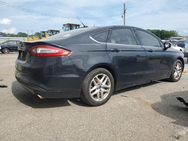 3FA6P0H76ER126027 - 2014 FORD FUSION SE BLACK photo 3