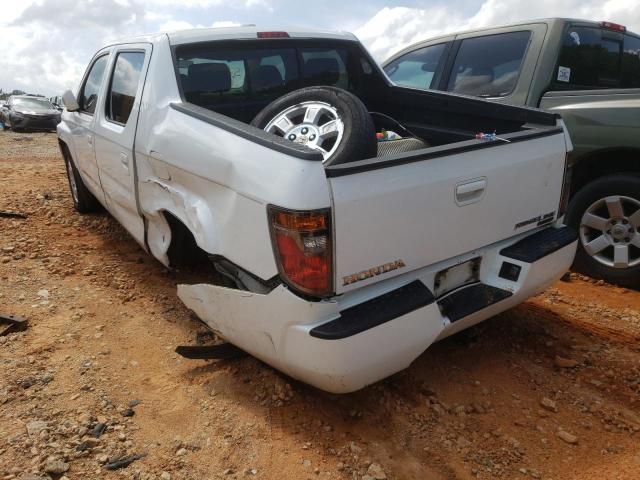 2HJYK16528H502405 - 2008 HONDA RIDGELINE RTL WHITE photo 2