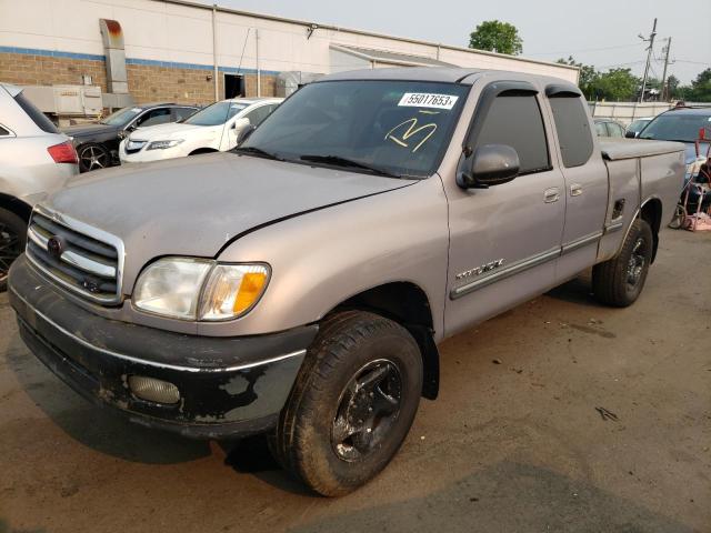 5TBBT4411YS123379 - 2000 TOYOTA TUNDRA ACCESS CAB GRAY photo 1