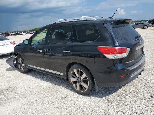 5N1AR2MN9EC694653 - 2014 NISSAN PATHFINDER S BLACK photo 2