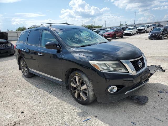 5N1AR2MN9EC694653 - 2014 NISSAN PATHFINDER S BLACK photo 4