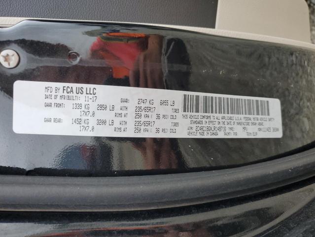 2C4RC1BGXJR149716 - 2018 CHRYSLER PACIFICA TOURING L BLACK photo 13