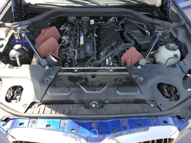 5YM13EC00N9K41801 - 2022 BMW X3 M BLUE photo 12