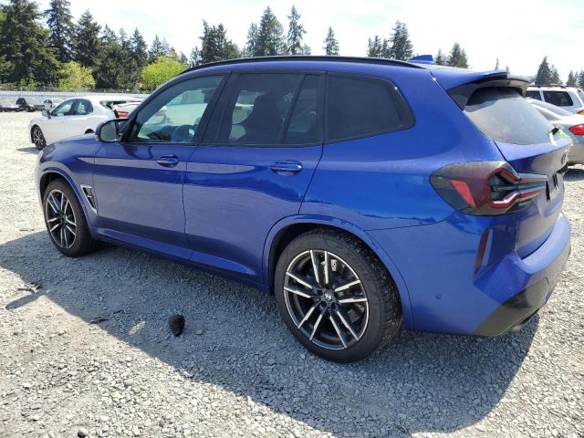 5YM13EC00N9K41801 - 2022 BMW X3 M BLUE photo 2