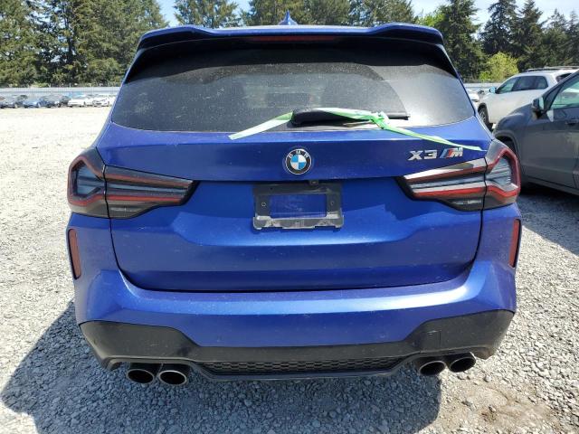 5YM13EC00N9K41801 - 2022 BMW X3 M BLUE photo 6