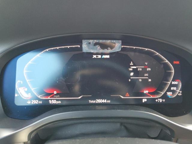 5YM13EC00N9K41801 - 2022 BMW X3 M BLUE photo 9