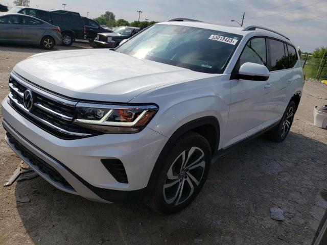 1V2BR2CA8NC552154 - 2022 VOLKSWAGEN ATLAS SEL WHITE photo 1