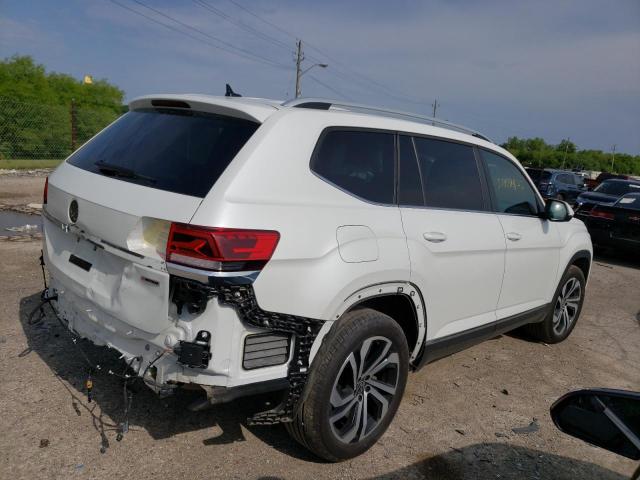 1V2BR2CA8NC552154 - 2022 VOLKSWAGEN ATLAS SEL WHITE photo 3