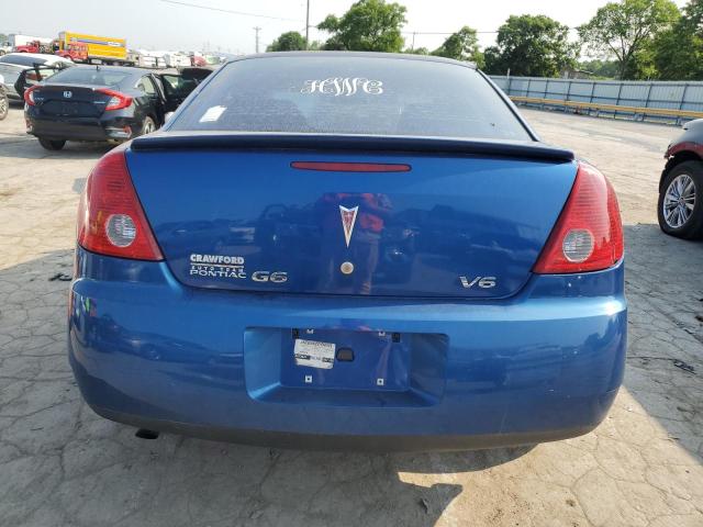 1G2ZG58NX74198898 - 2007 PONTIAC G6 BASE BLUE photo 6