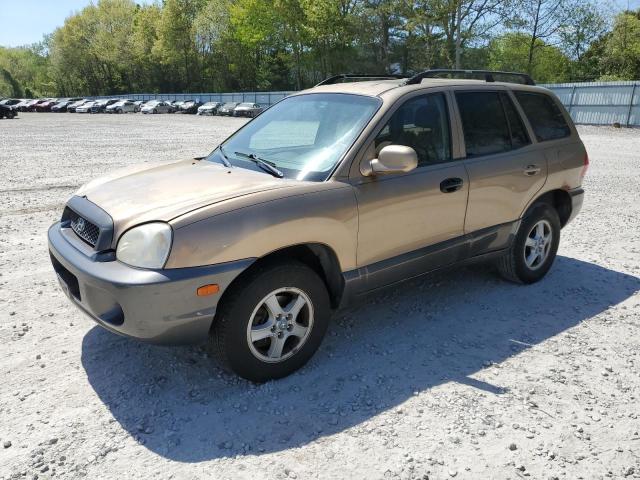 KM8SC73D74U578274 - 2004 HYUNDAI SANTA FE GLS TAN photo 1