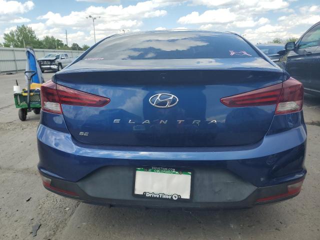 5NPD74LF6KH469152 - 2019 HYUNDAI ELANTRA SE BLUE photo 6