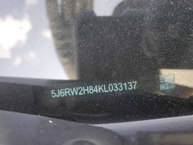 5J6RW2H84KL033137 - 2019 HONDA CR-V EXL WHITE photo 12