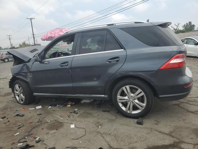 4JGDA5HB5CA023897 - 2012 MERCEDES-BENZ ML 350 4MATIC GRAY photo 2