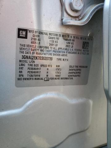 3GNAL2EK7ES620739 - 2014 CHEVROLET CAPTIVA LS 银色 照片 13