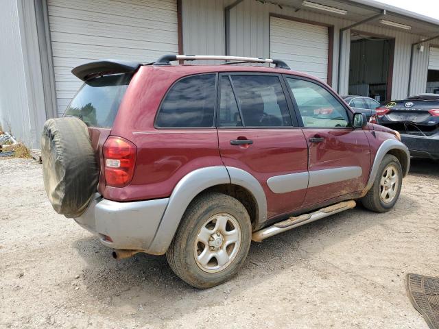 JTEGD20V640042216 - 2004 TOYOTA RAV4 RED photo 3