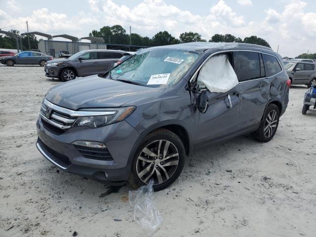 5FNYF6H05GB103614 - 2016 HONDA PILOT ELITE GRAY photo 1