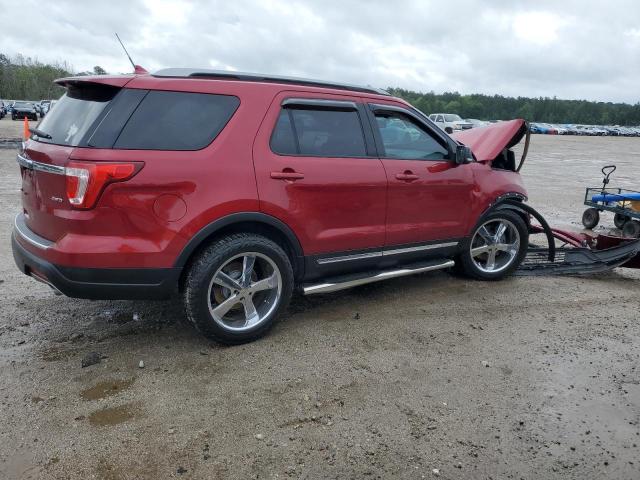 1FM5K8D80JGA39027 - 2018 FORD EXPLORER XLT RED photo 3