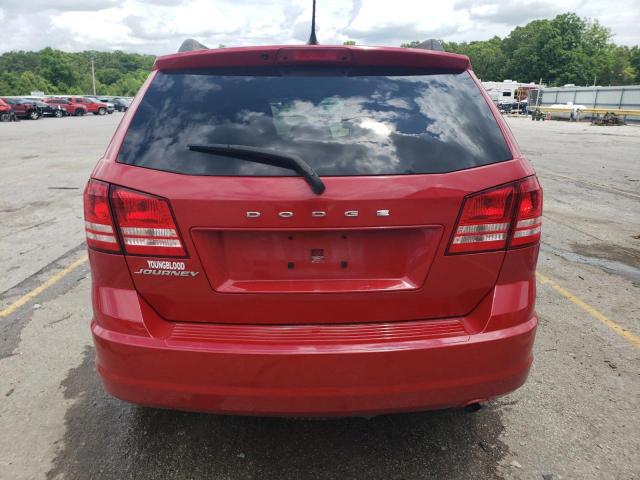 3C4PDCAB4JT217012 - 2018 DODGE JOURNEY SE RED photo 6